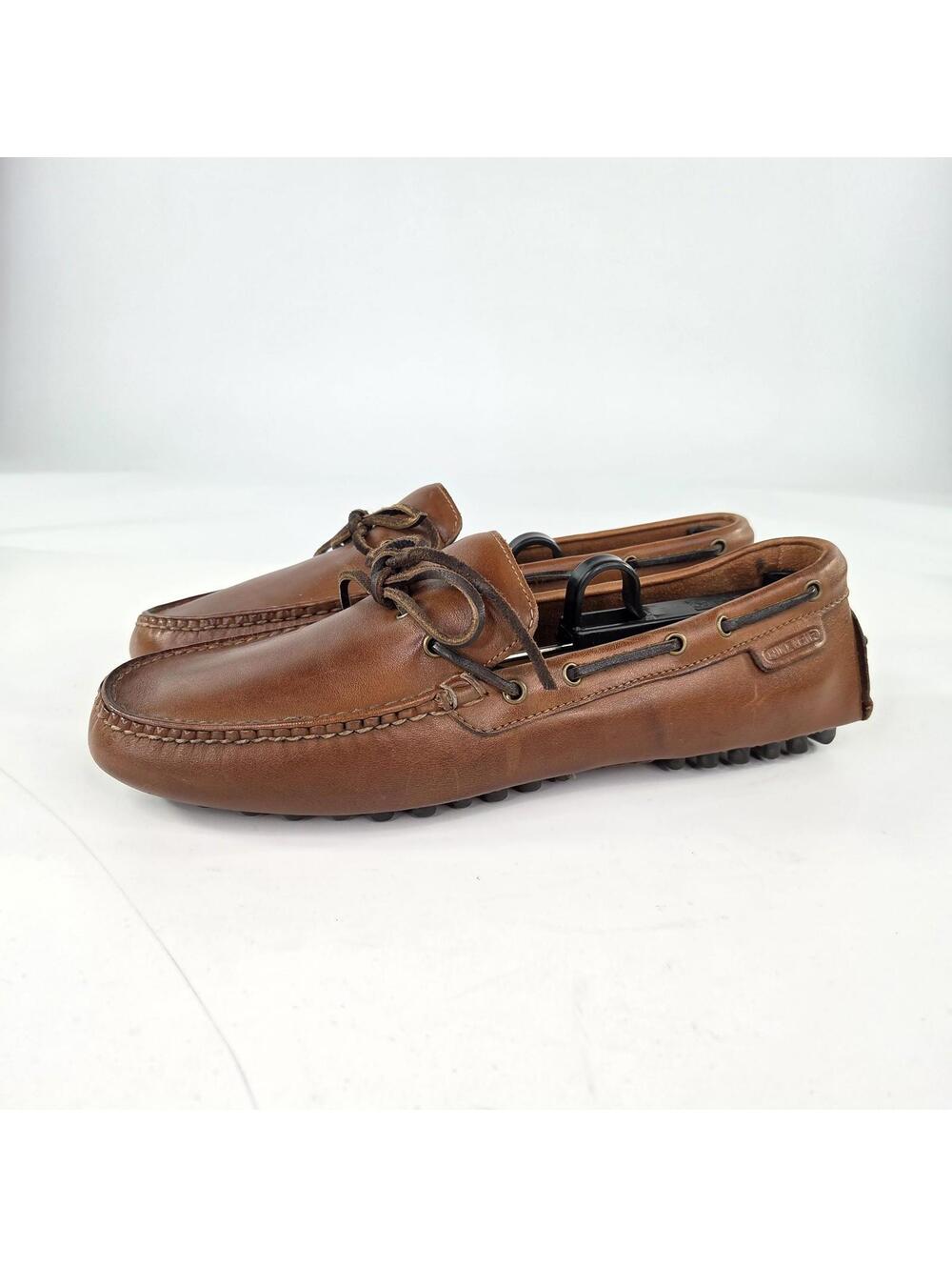 Cole Haan Grant Canoe Camp Mocassin US 9 M Driver loafers brown leather Shoes